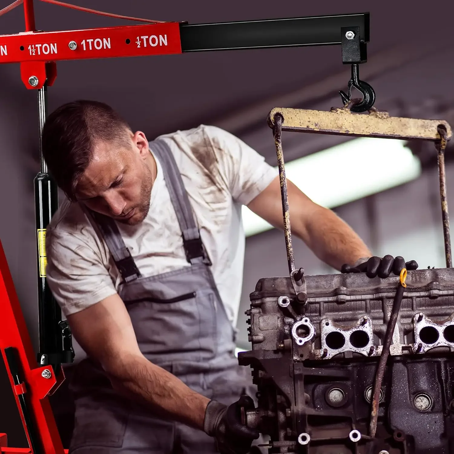 Engine Hoist Crane - رافعة محركات، حمولة 2 طن (4000