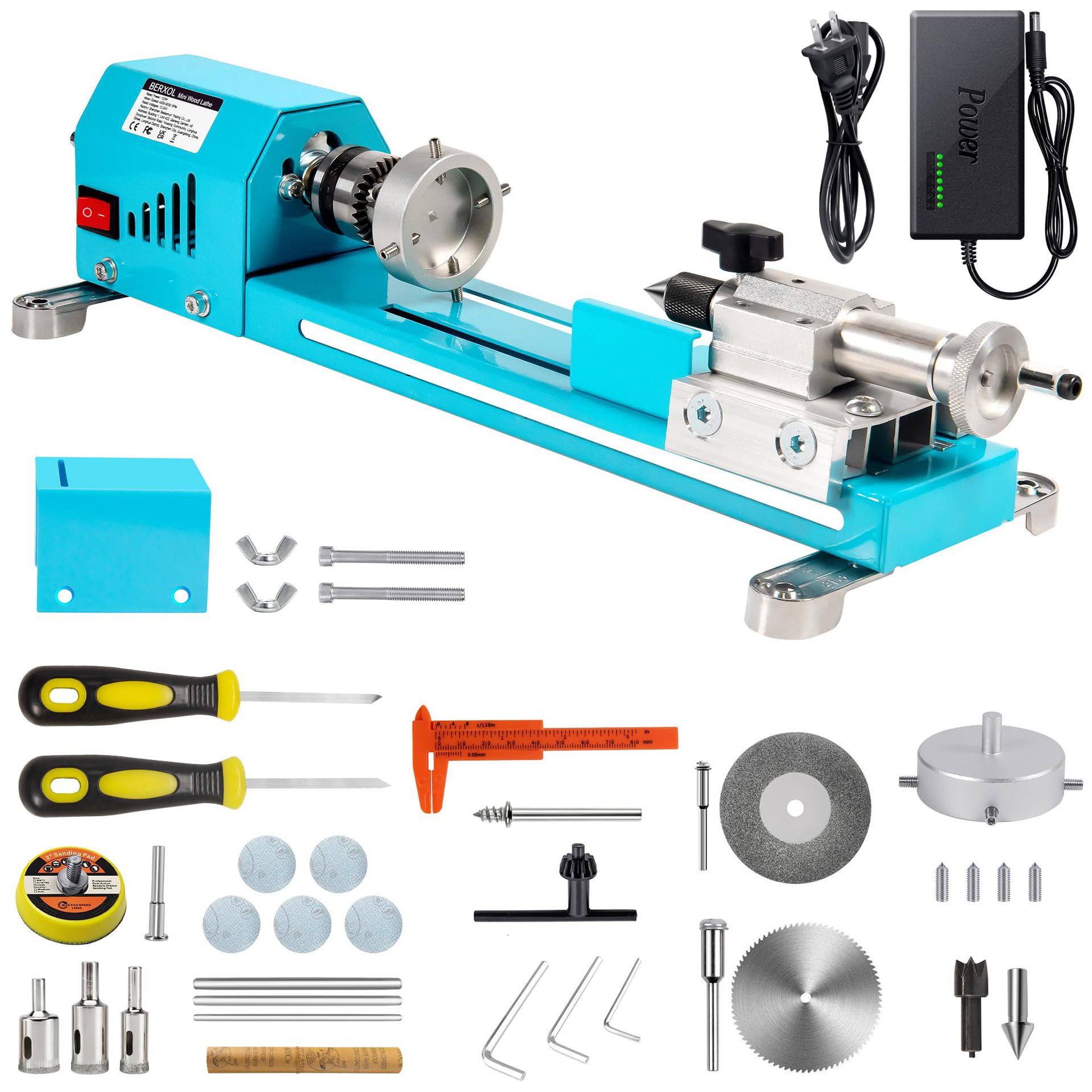 Brake Drum Lathe - ماكينة خراطة خشب كهربائية صغيرة جديدة