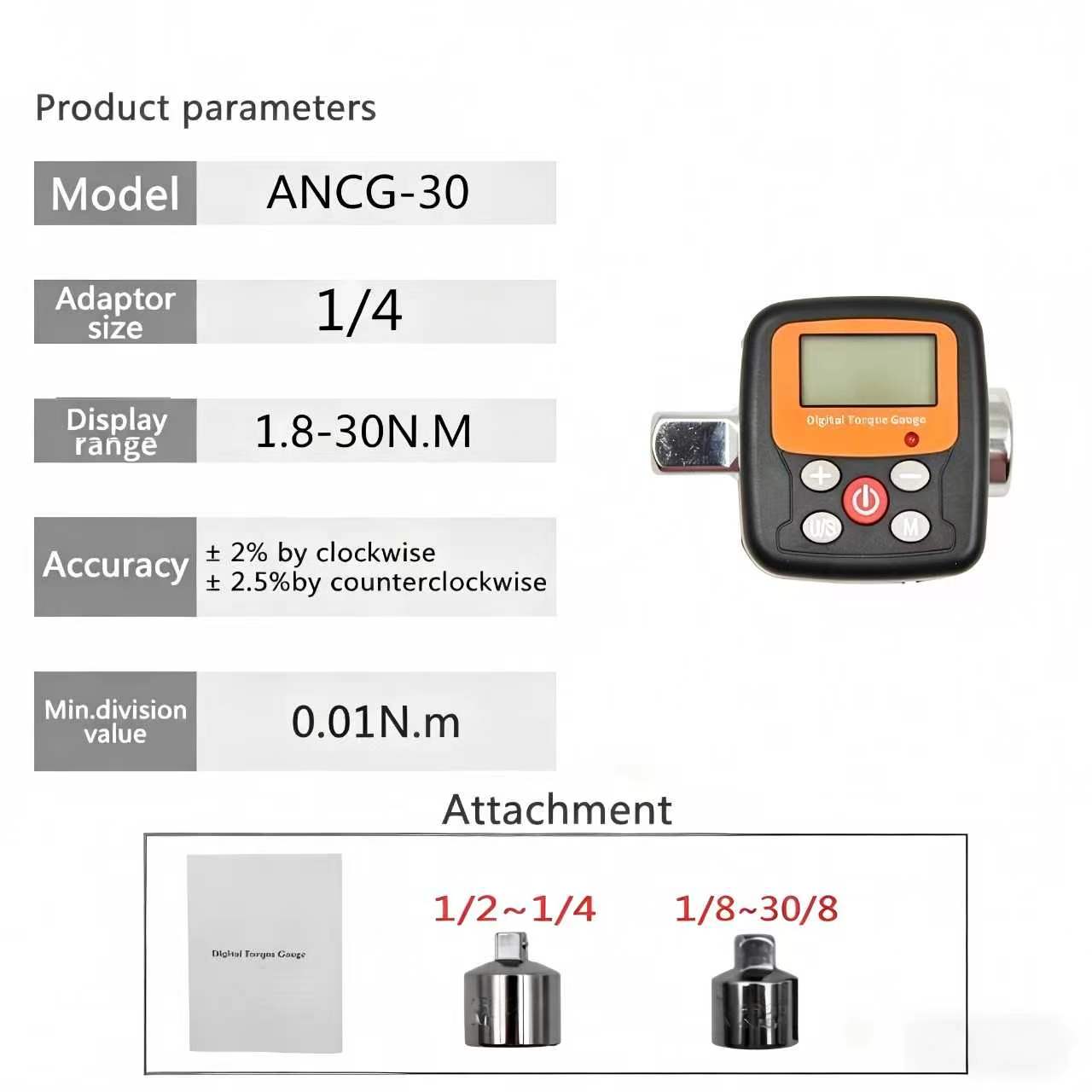 1/4 ''3/8'' 1/2 شركة مفتاح الع - مراجعة Torque Wrench Digital وسعره