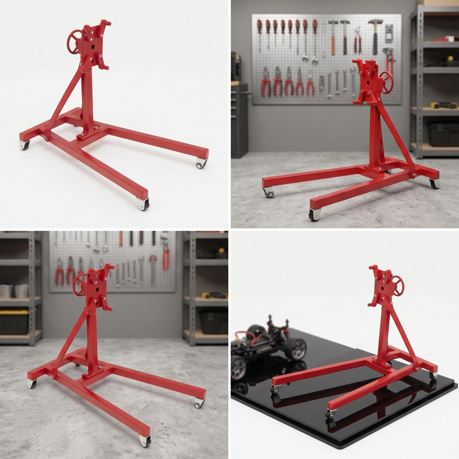 رافعة محرك معدنية واقعية مع سل - مراجعة Engine Hoist Crane وسعره