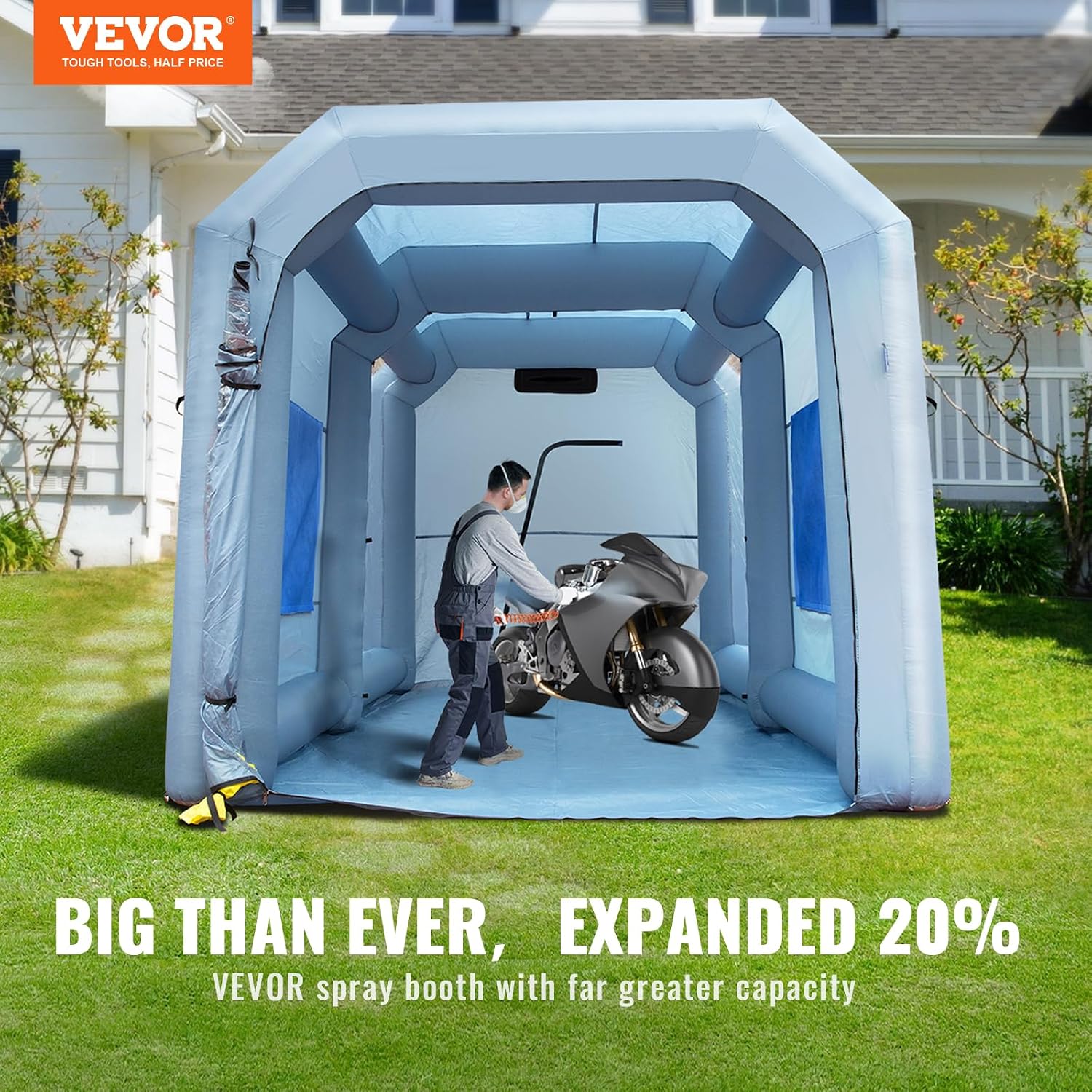 كابينة طلاء قابلة للنفخ، 13×10 - مراجعة Inflatable Paint Booth وسعره