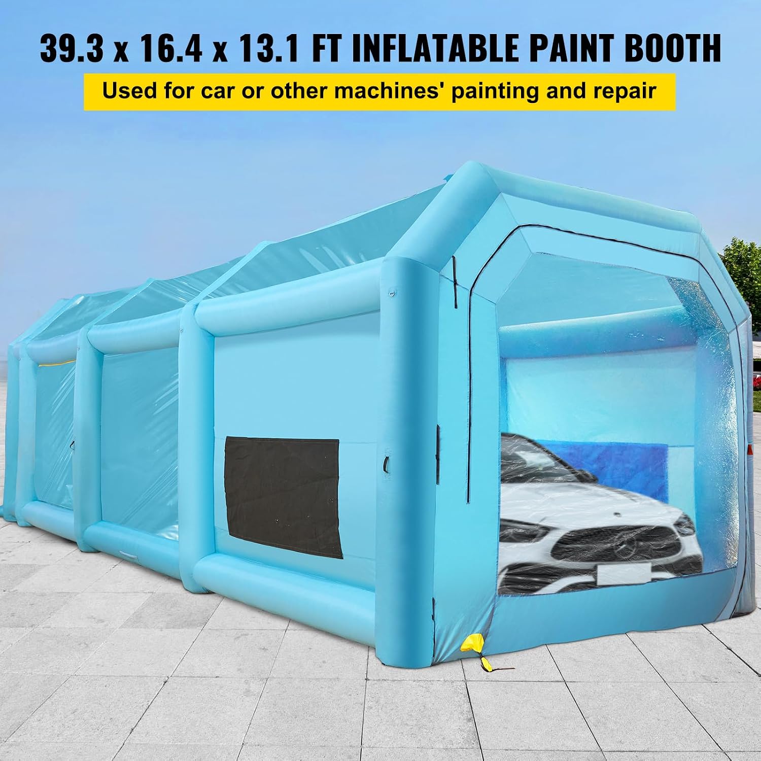 كابينة طلاء قابلة للنفخ، مقاس  - مراجعة Inflatable Paint Booth وسعره